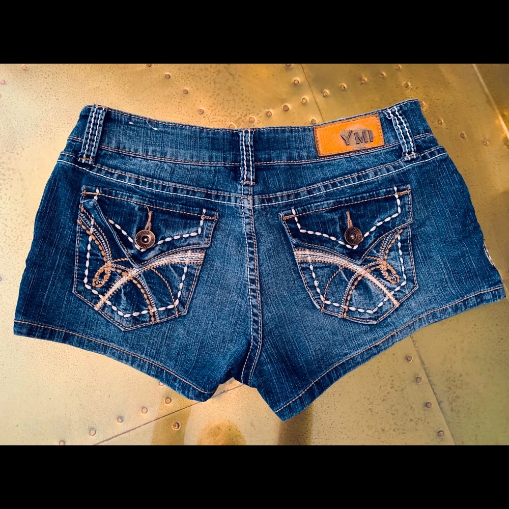 YMI  Dark Denim Short Shorts.
